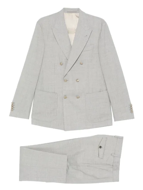 Eleventy double-breasted suit Grey L70ABUB01BOTTES0L08513
