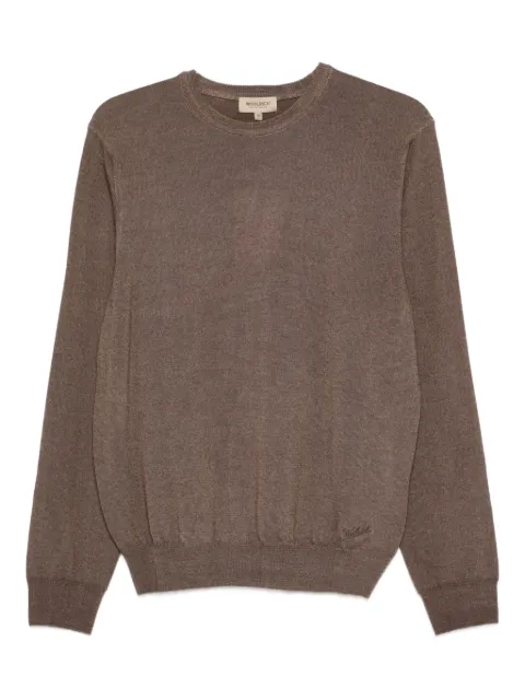 Woolrich crew-neck long-sleeve sweater Brown CFWOKN0277MRUF0775