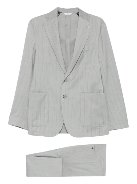Manuel Ritz pinstripe suit Grey 3932A372825361697