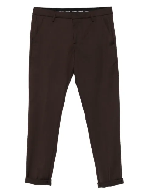 DONDUP cuffed wool trousers Brown UP235OS0120U002ODU