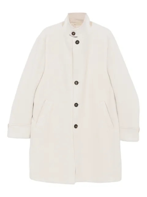 Eleventy high-neck buttoned coat Neutrals L70CAPL03BTCRNTES0L05102