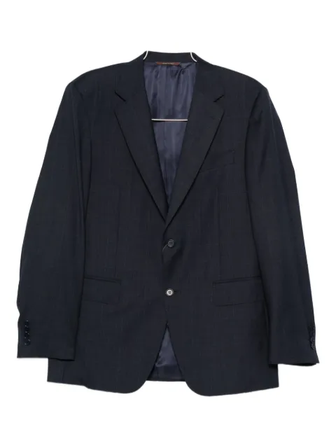 Canali checked suit Blue 1228019LRBF00070