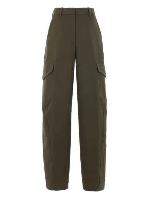 Givenchy embroidered-logo cargo trousers Green BW517K164D