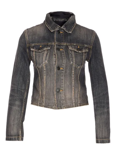 Balenciaga lace-up denim jacket Grey 831697TSW67