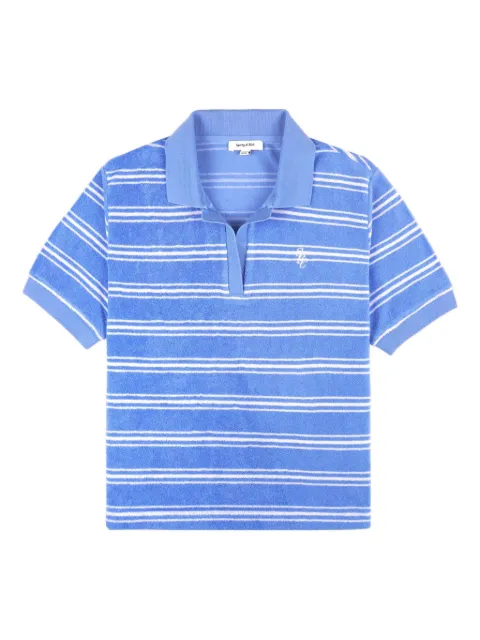 Sporty & Rich Juniper striped T-shirt Blue TO001620302BL2488