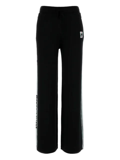 Casablanca merino side-stripe sweatpants Black WPF25KW102801