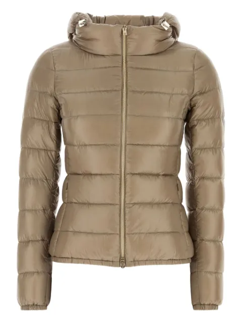 Herno hooded quilted jacket Brown PI0833DIC12017Z
