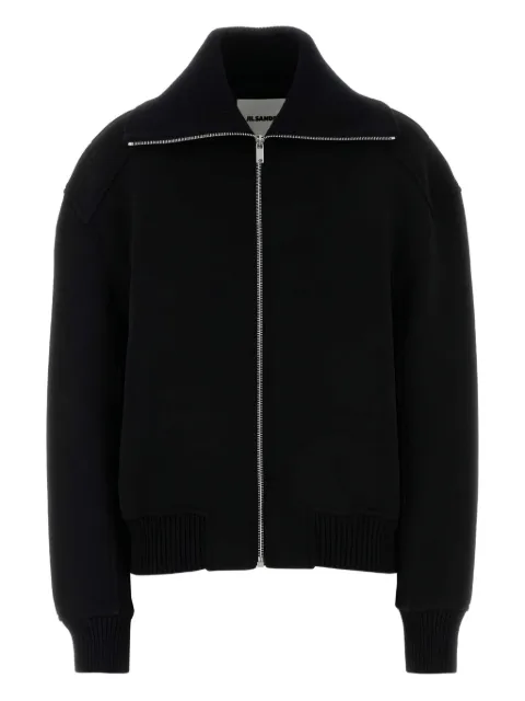 Jil Sander zip-front jacket Black J02BN0223J20318