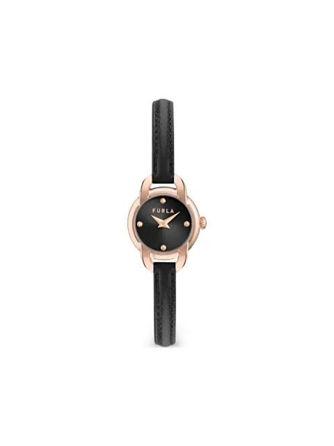 Furla leather strap 28mm Black WW00064004L3