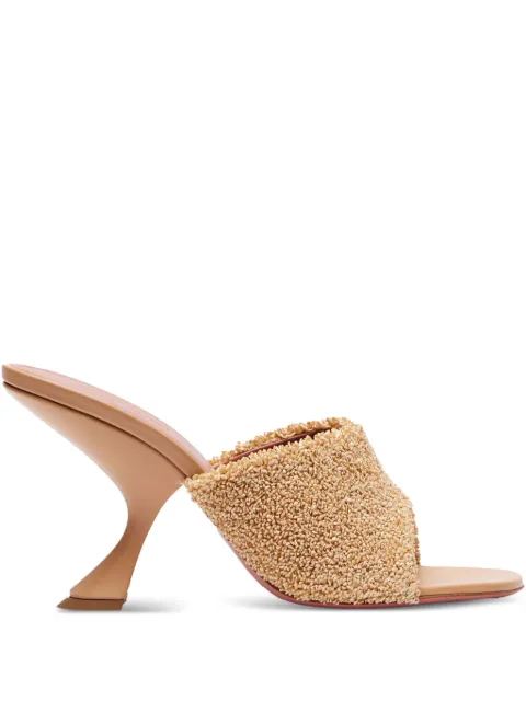Amina Muaddi 90mm Taylor sandals Neutrals 14S363534TAY
