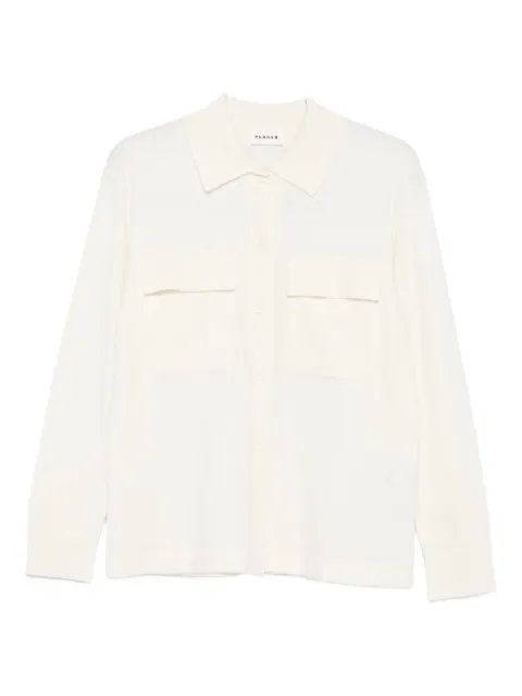 P.A.R.O.S.H. buttoned-pocket shirt White LIME25D540898