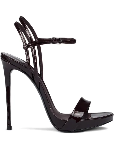Le Silla 120mm Gwen sandals Red 8603M100R1PPKAB