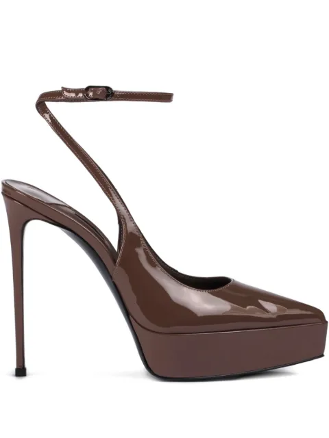 Le Silla 140mm Uma slingback pumps Brown 2861V090R1PPKAB