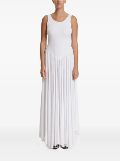 PNK open-back maxi dress White RMAISPA