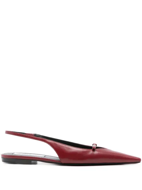 Victoria Beckham slingback pointed-toe pumps Red 1325FSL006765A
