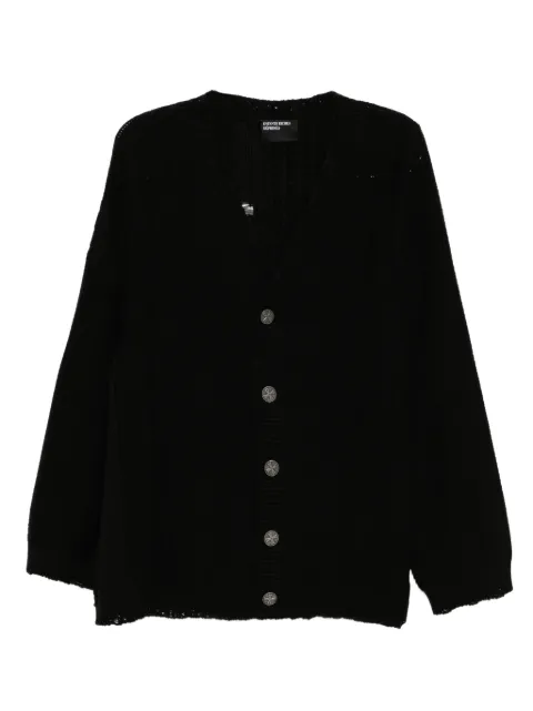 Enfants Riches Déprimés asymmetrical cardigan Black 080250