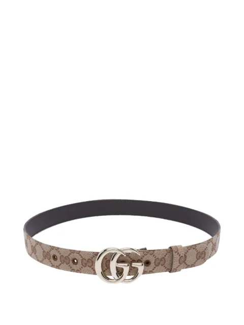 Gucci GG Marmont buckle belt Neutrals 625839KAAAM