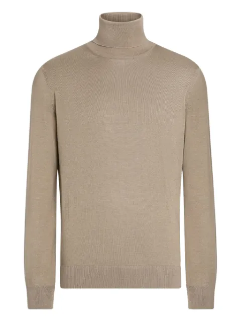 Zegna turtleneck sweater Neutrals UGJ00A2120