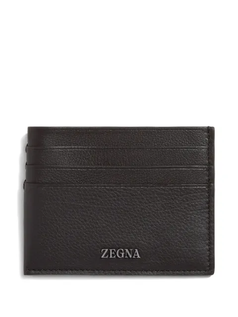 Zegna leather card holder Brown LHOTOE2012Z
