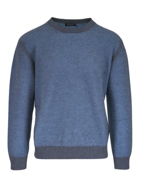Zegna crew-neck cashmere sweater Blue UGK65A2110