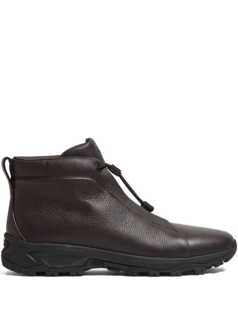 Zegna Triple Stitch Vetta boots Brown LHSOFS8142Z