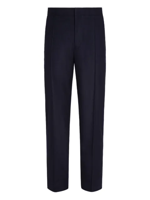 Zegna pleated tailored trousers Blue UGI20A2TT46
