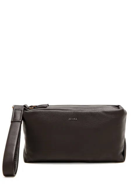 Zegna Secondskin pouch bag Brown LHOTOE2042Z