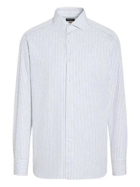 Zegna striped cotton shirt White 202020A29NS0LB