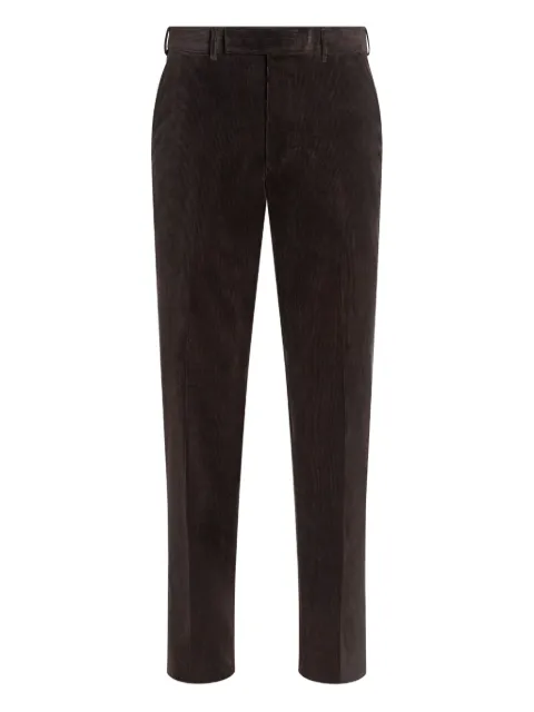Zegna straight-leg corduroy trousers Brown 270F33A275TB12