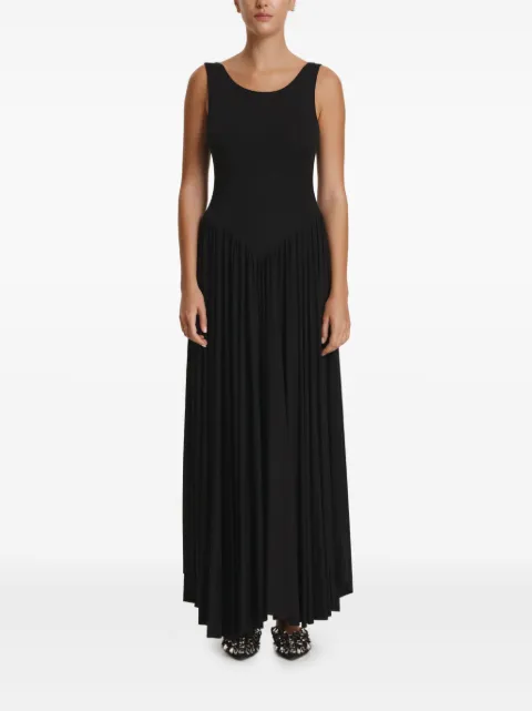 PNK open-back maxi dress Black RMAISPN