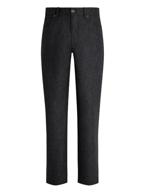 Zegna button-fastening jeans Black UGL41A2CITYS