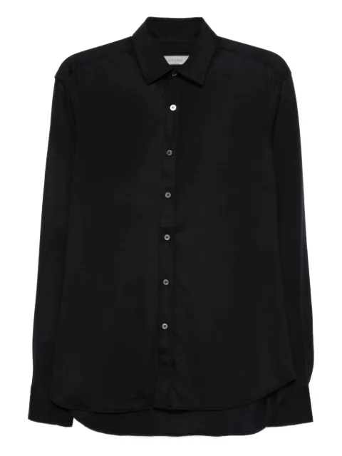 Canali long-sleeve button-fastening shirt Blue CSL7077GN03652