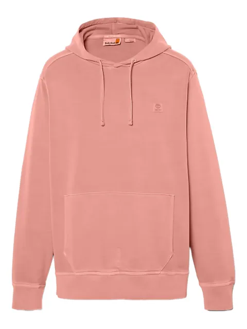 Timberland logo-patch hoodie Pink TB0A5U9KEG61