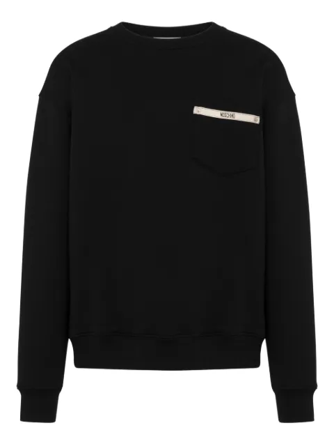Moschino pocket-detail sweatshirt Black A17105228