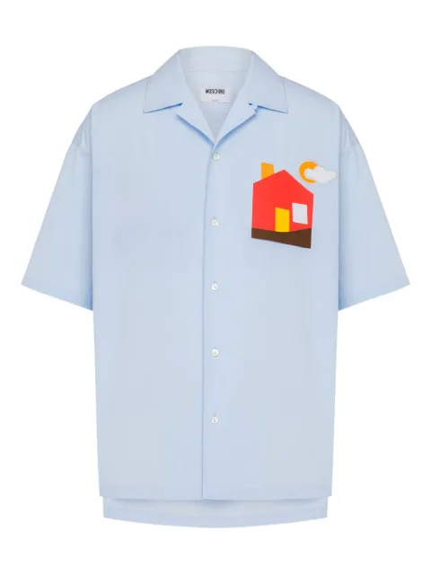 Moschino cotton shirt Blue J02075235