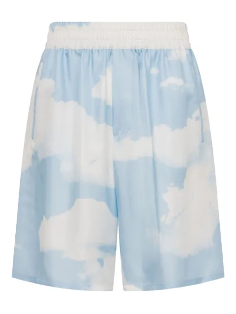 Moschino cloud-print shorts Blue J03525251