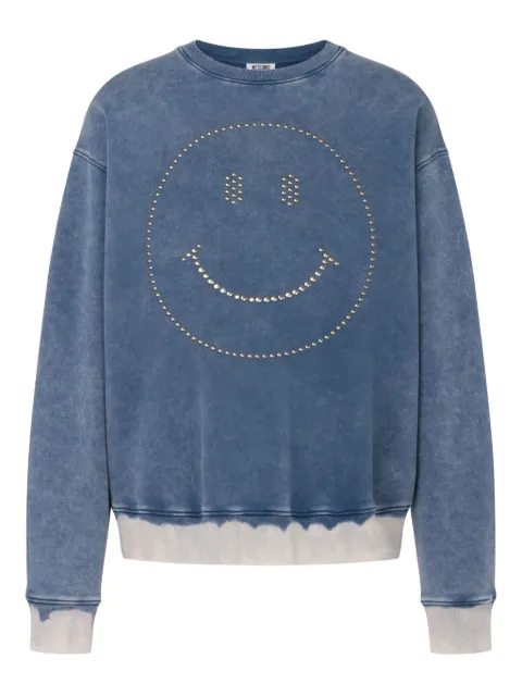 Moschino x Smiley® organic cotton sweatshirt Blue A17035228