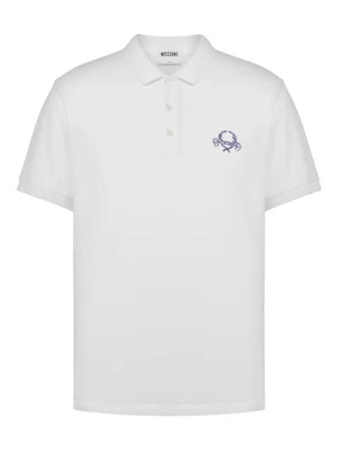 Moschino cotton polo shirt White A16035242