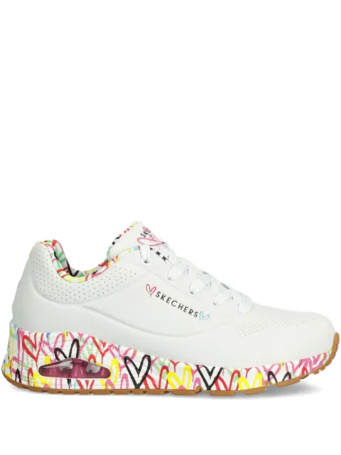 Skechers x JGoldcrown Uno Loving Love heart-print sneakers White 155506