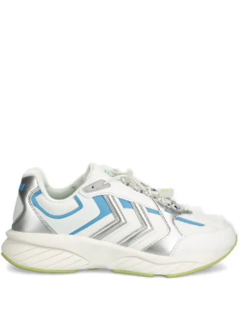 Hummel Reach LX 6000 SV metallic chevron sneakers White 224177