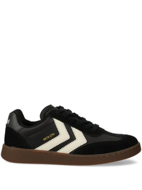 Hummel chevron-detail low-top sneakers Black 225072