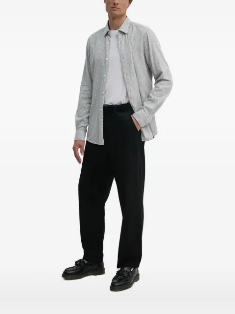 Joop! patterned long-sleeved shirt Grey 30043581