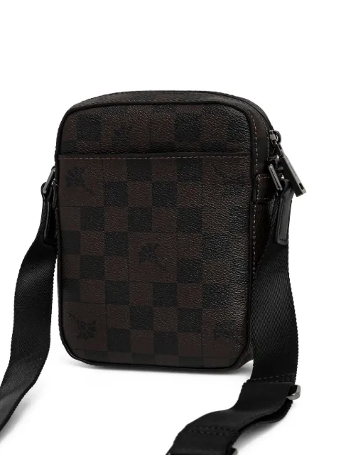 Joop! check-pattern messenger bag Black 4140005738