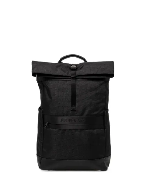 Joop! Modica Nuvola Jaron roll-top leather-base backpack Black 4130000541