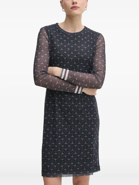 Joop! long-sleeve patterned mini dress Blue 30046256