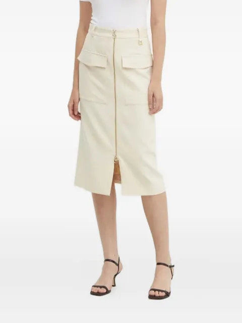 Joop! flap-pocket midi skirt Neutrals 30043075