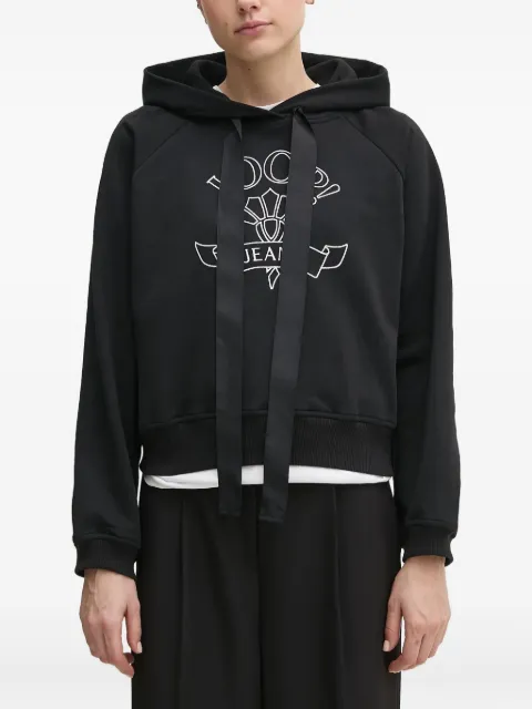 Joop! drawstring cotton hoodie Black 30046176