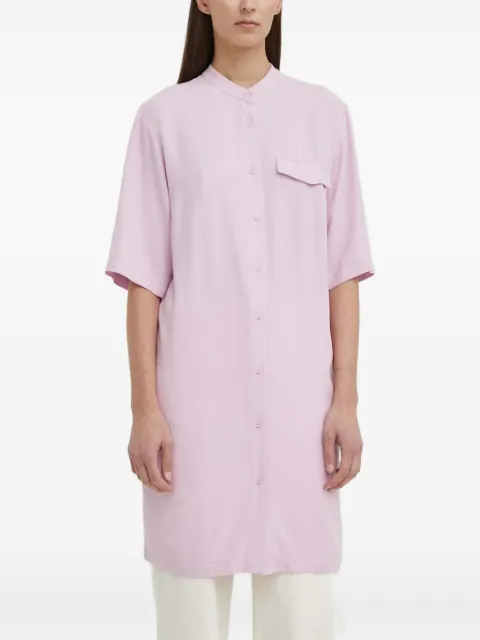 Marc O'Polo short-sleeve midi shirt dress Pink 443092521015
