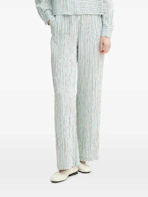 Marc O'Polo stripe-pattern trousers Blue 5000006696
