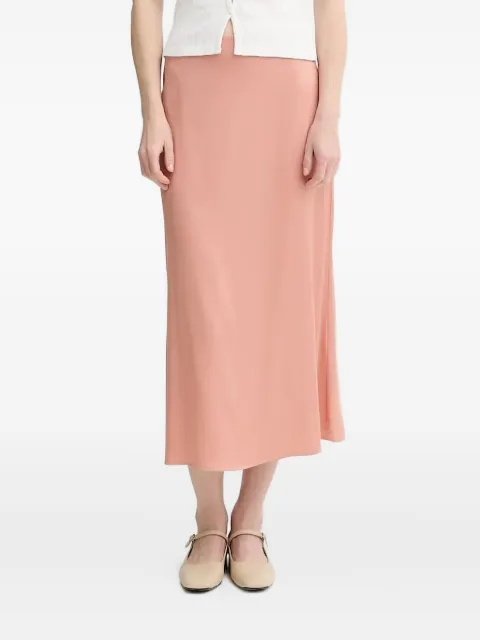 Marc O'Polo bias-cut midi straight skirt Orange 503085420041